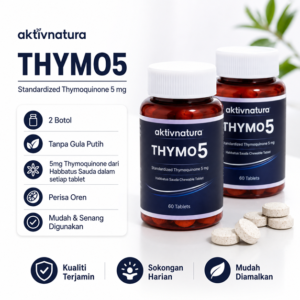 Thymo5 chewable habbatus sauda with 5mg Thymoquinone - 2 unit Thymo5