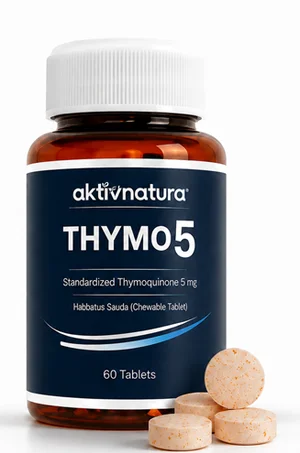 Thymo5 chewable habbatus sauda with 5mg Thymoquinone